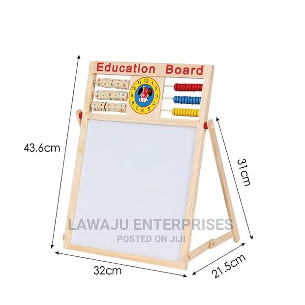 2in1 Multipurpose Magnetic Drawing Blackboard - thumbnail 3