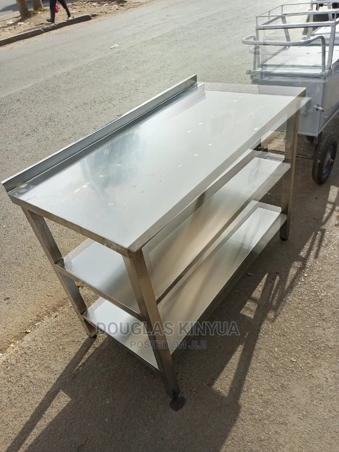 Stainless Steel Working Table(Working Top With Shelf)