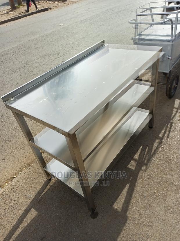 Stainless Steel Working Table(Working Top With Shelf) - main view
