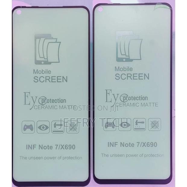2 Screen Protector for Infinx Not7/X690 Ceramic - Black Fram - main view