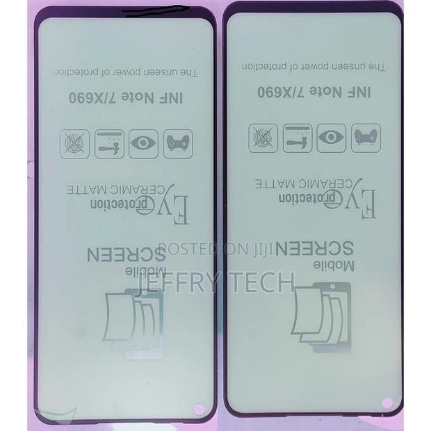 2 Screen Protector for Infinx Not7/X690 Ceramic - Black Fram - thumbnail 2