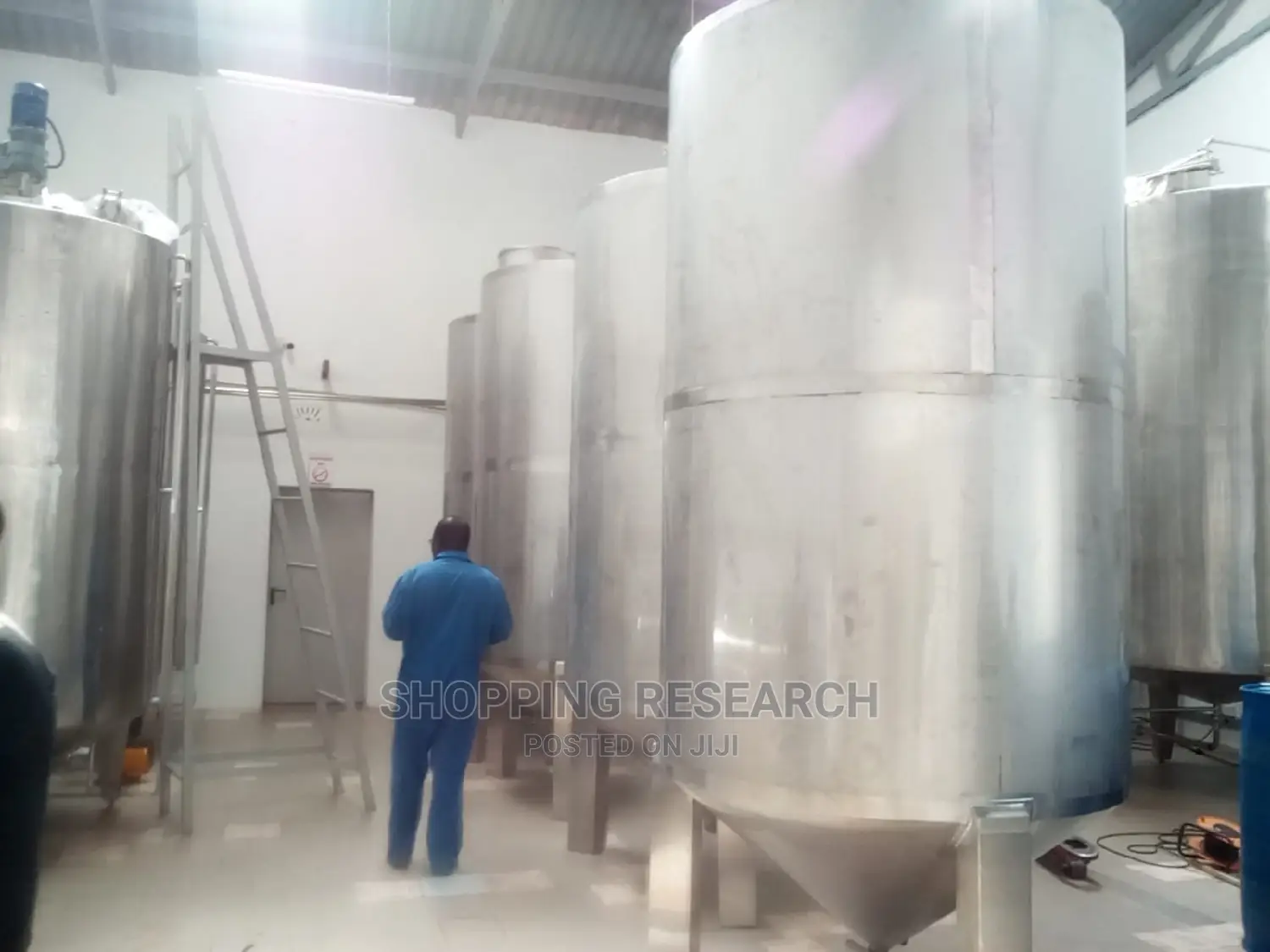 Industrial Stainless Steel Tanks for Factories Plant