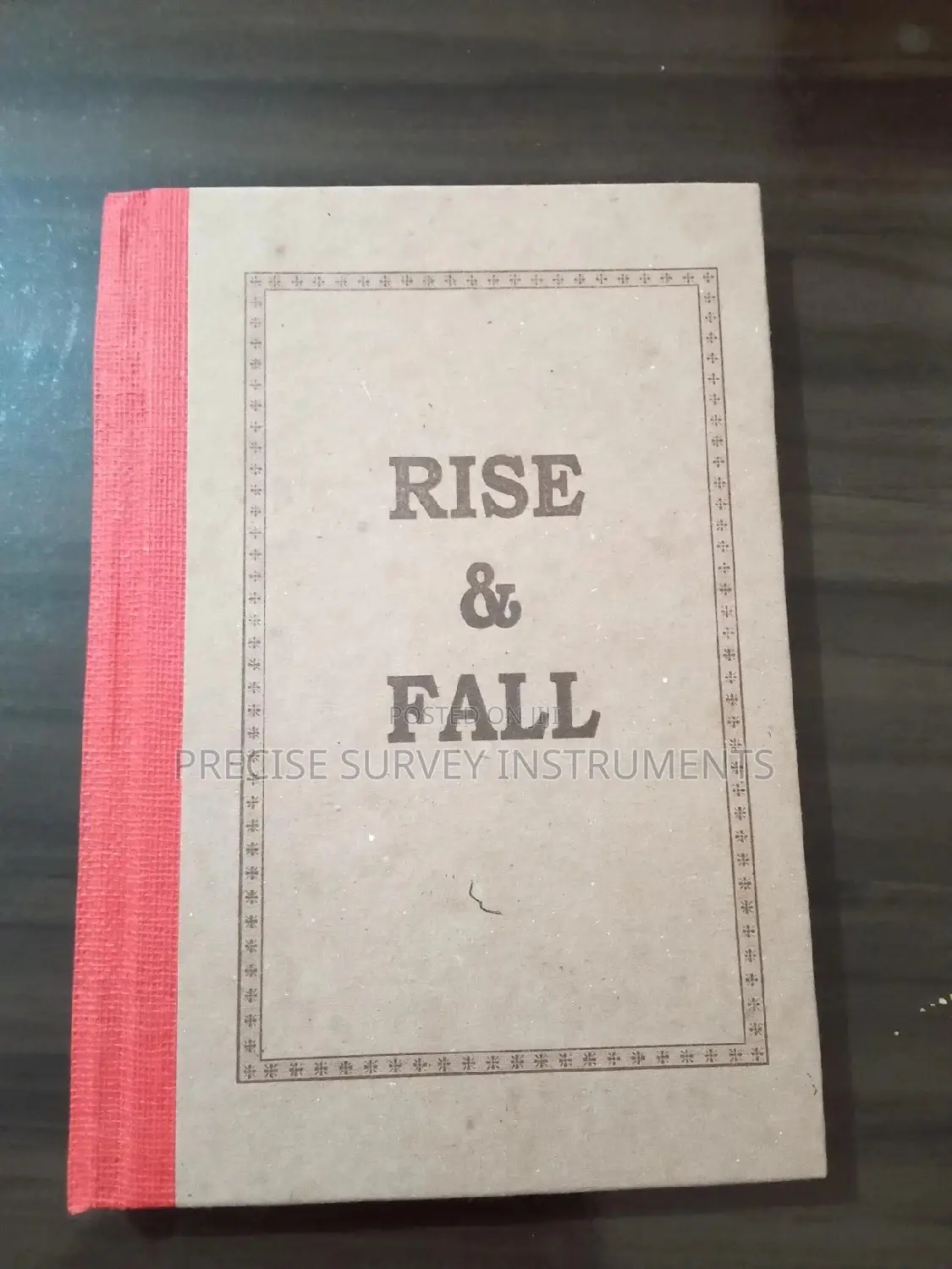 Site Survey Books (Rise Fall Method)