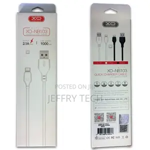 Charging Cable -NB103 -Type-C - White- 1M