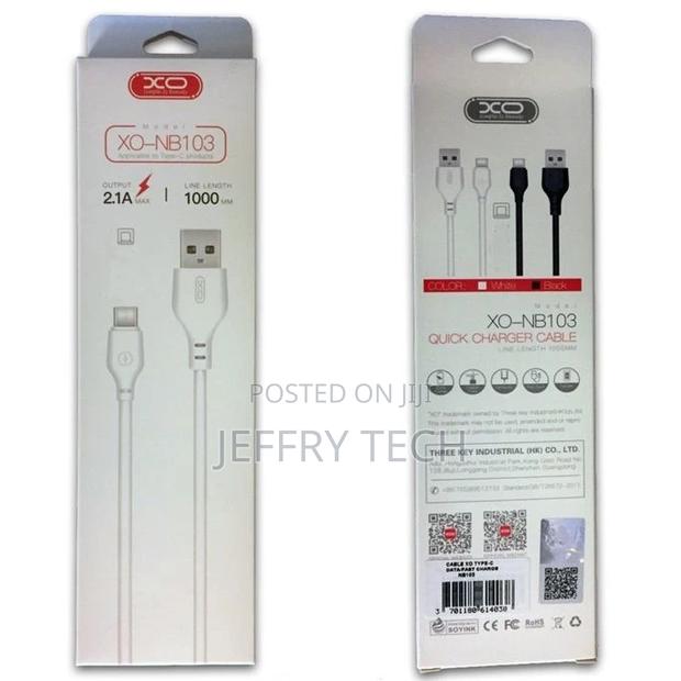 Charging Cable -NB103 -Type-C - White- 1M