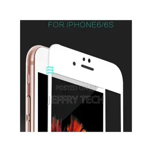 iPhone 6 6s Glass 9D Screen Protector - White