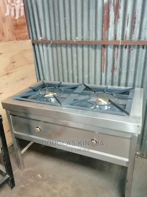 Gas Cooker(Two Burners Stainless Steel Make)