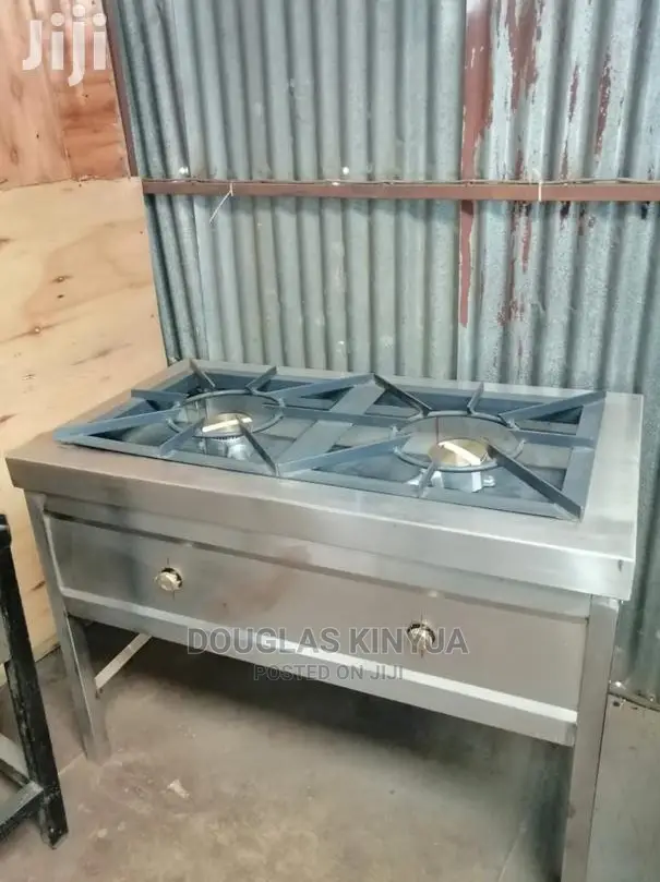 Gas Cooker(Two Burners Stainless Steel Make)