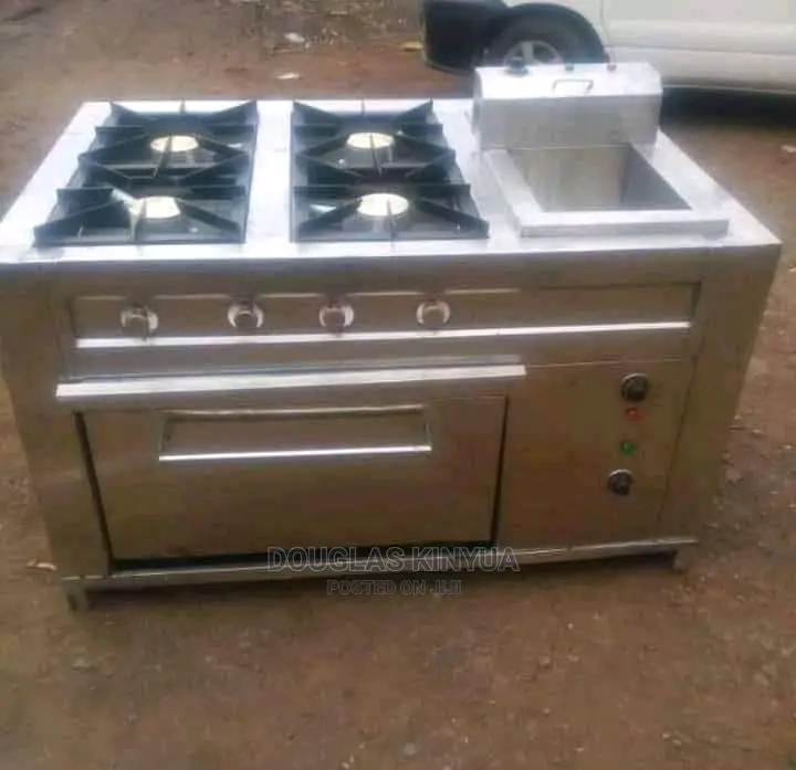 Combined Cooker ( Cooking Unitwith Oven,Gascooker and Fryer)