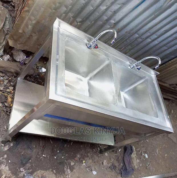 Double Bowl Kitchen Sink(Stainless Steel Make) - main view