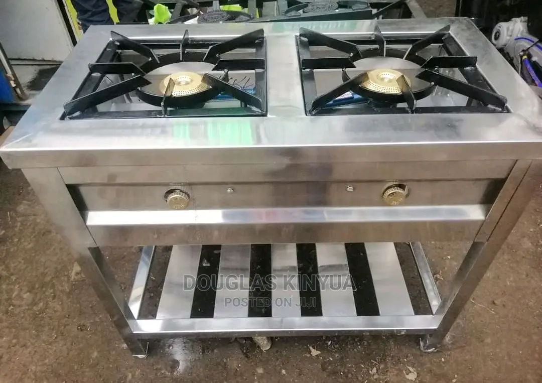 Gas Cooker Stainless Steel Two Burner( Quality Burners)