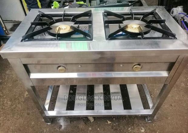 Gas Cooker Stainless Steel Two Burner( Quality Burners)