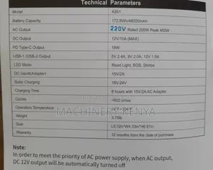 Power Station Portable Solar Generator