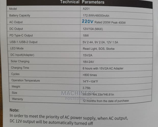 Power Station Portable Solar Generator - thumbnail 3