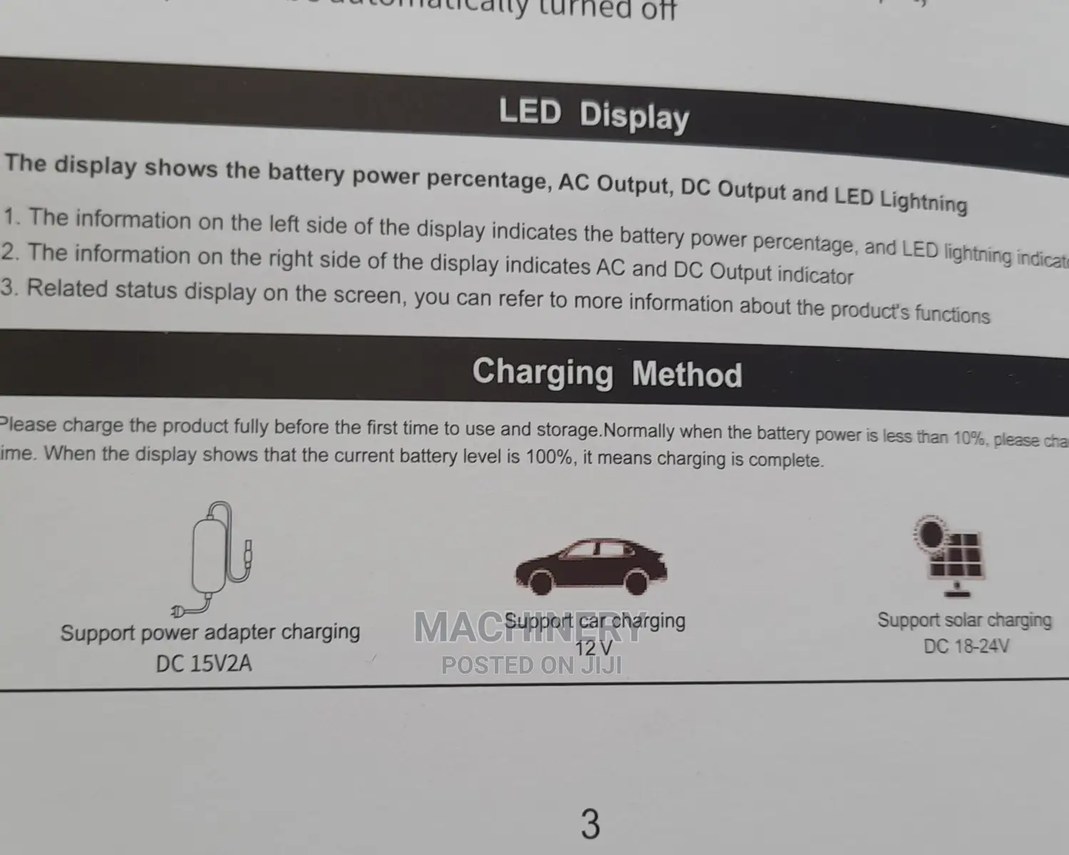 Power Station Portable Solar Generator