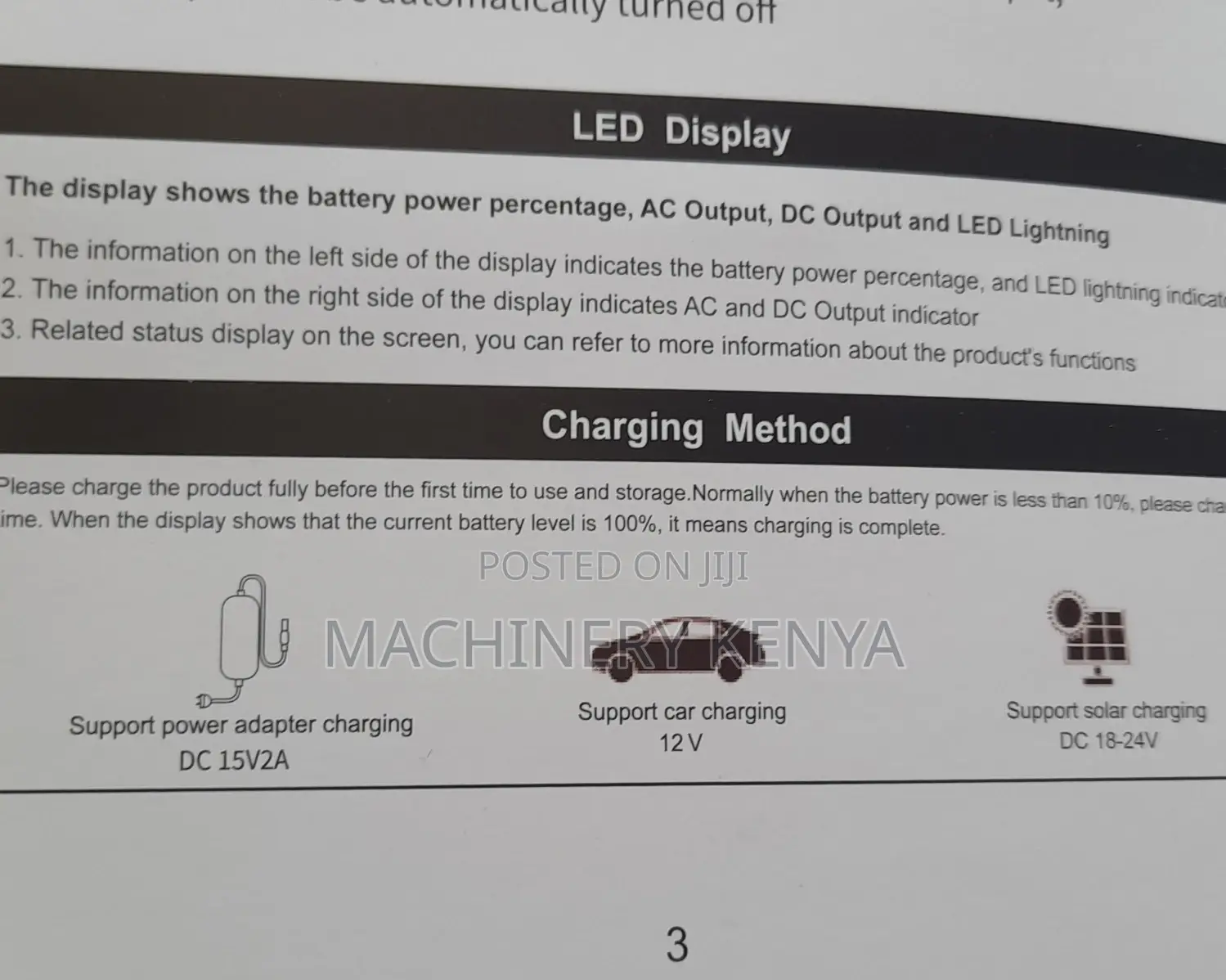 Power Station Portable Solar Generator