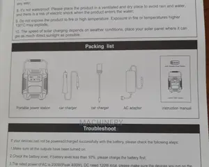 Power Station Portable Solar Generator