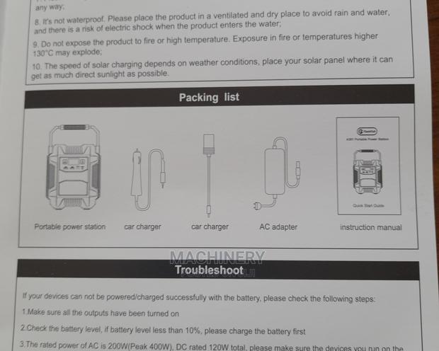 Power Station Portable Solar Generator - thumbnail 4