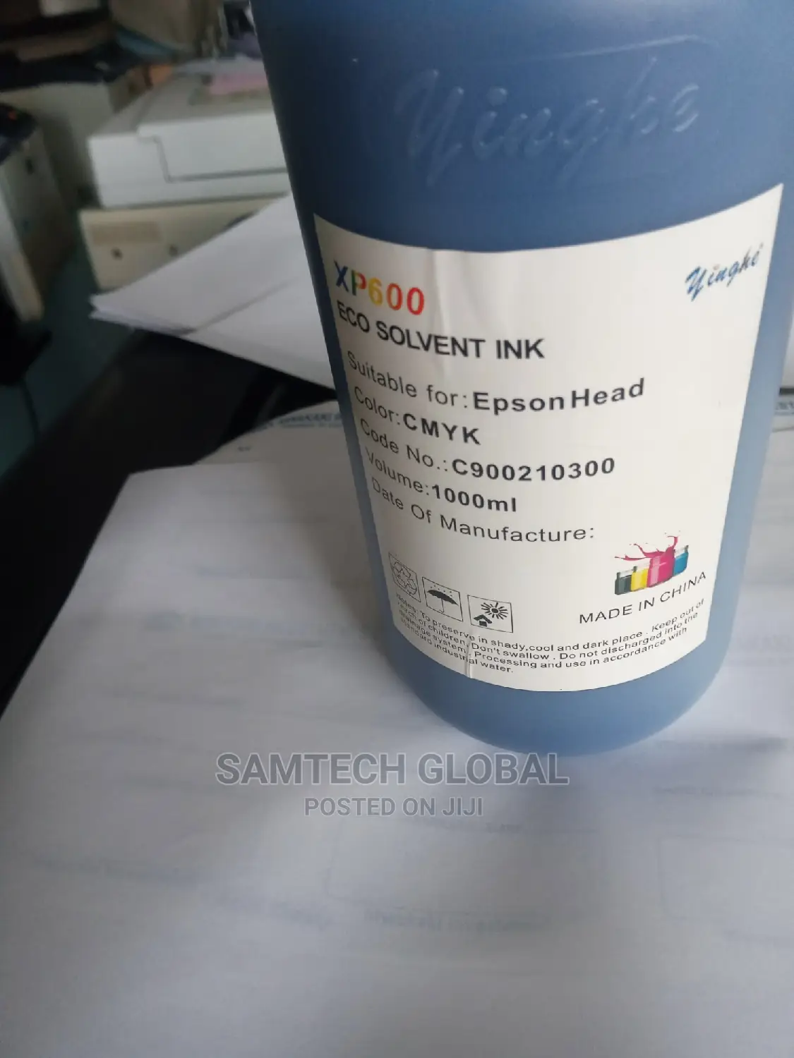 Effective Xp600 Solvent Ink Cyan