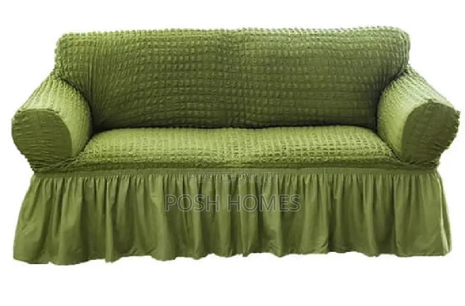 Turkish Green 5 Sitter Stretchable Sofa Covers