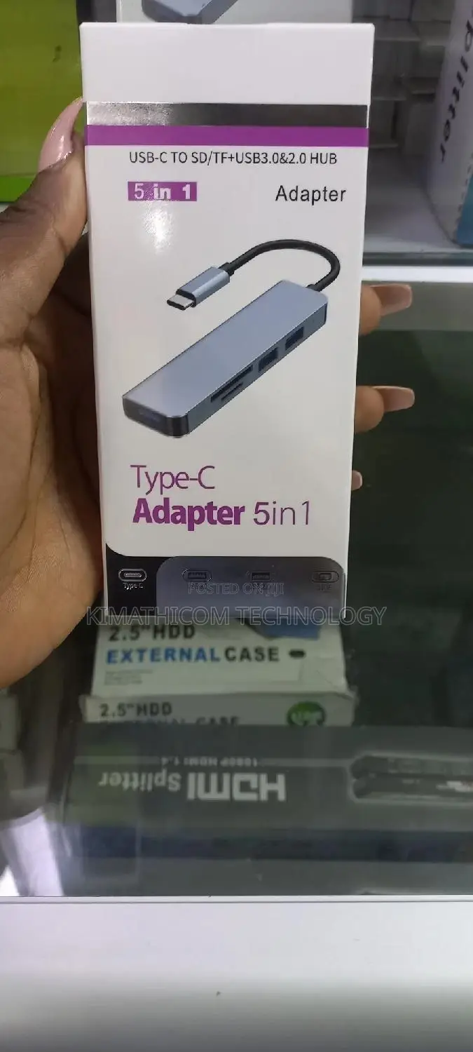 Type C 5 in 1 Docking Station