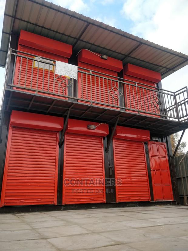 Low Cost Container Stalls - main view