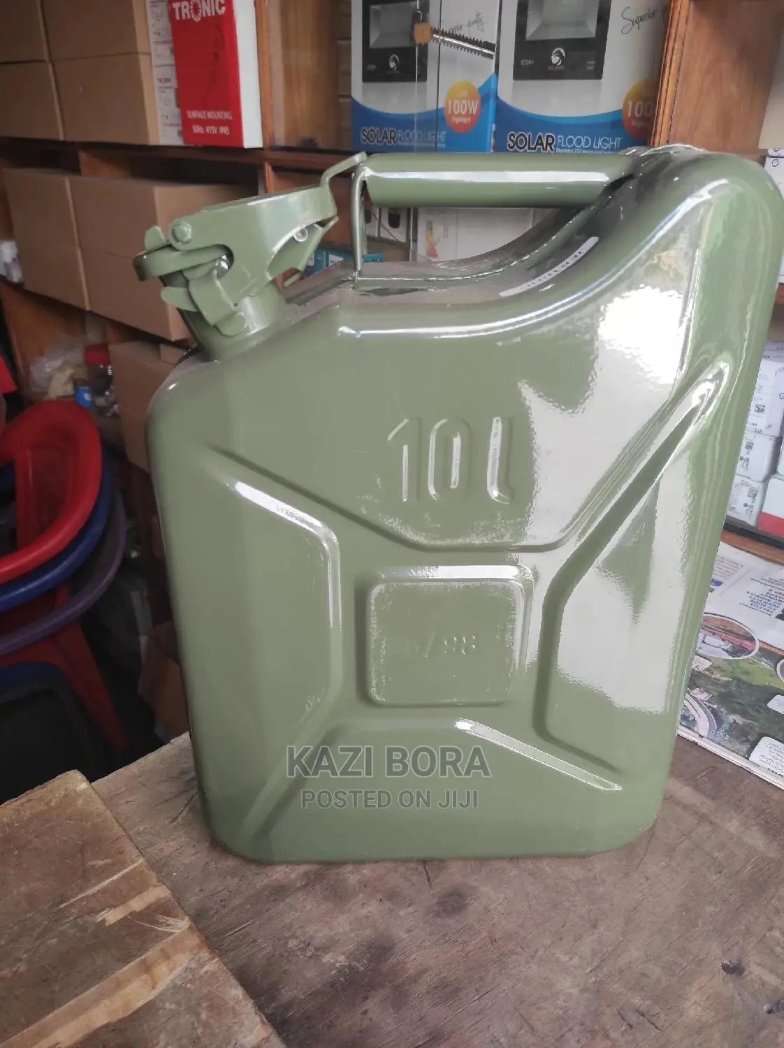 10litre Steel Fuel Jerry Can