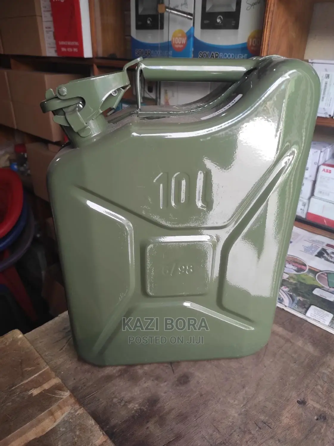 10litre Steel Fuel Jerry Can