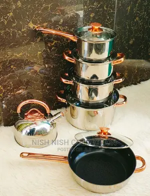11 Pieces Stainless Steel Cookware Set