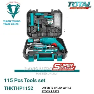 Total Tool Set With a Impact Drill