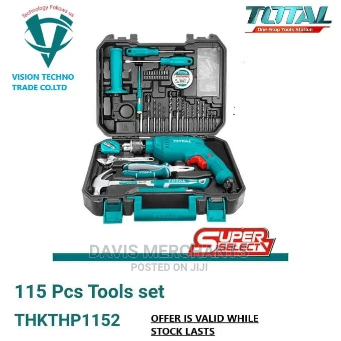 Total Tool Set With a Impact Drill