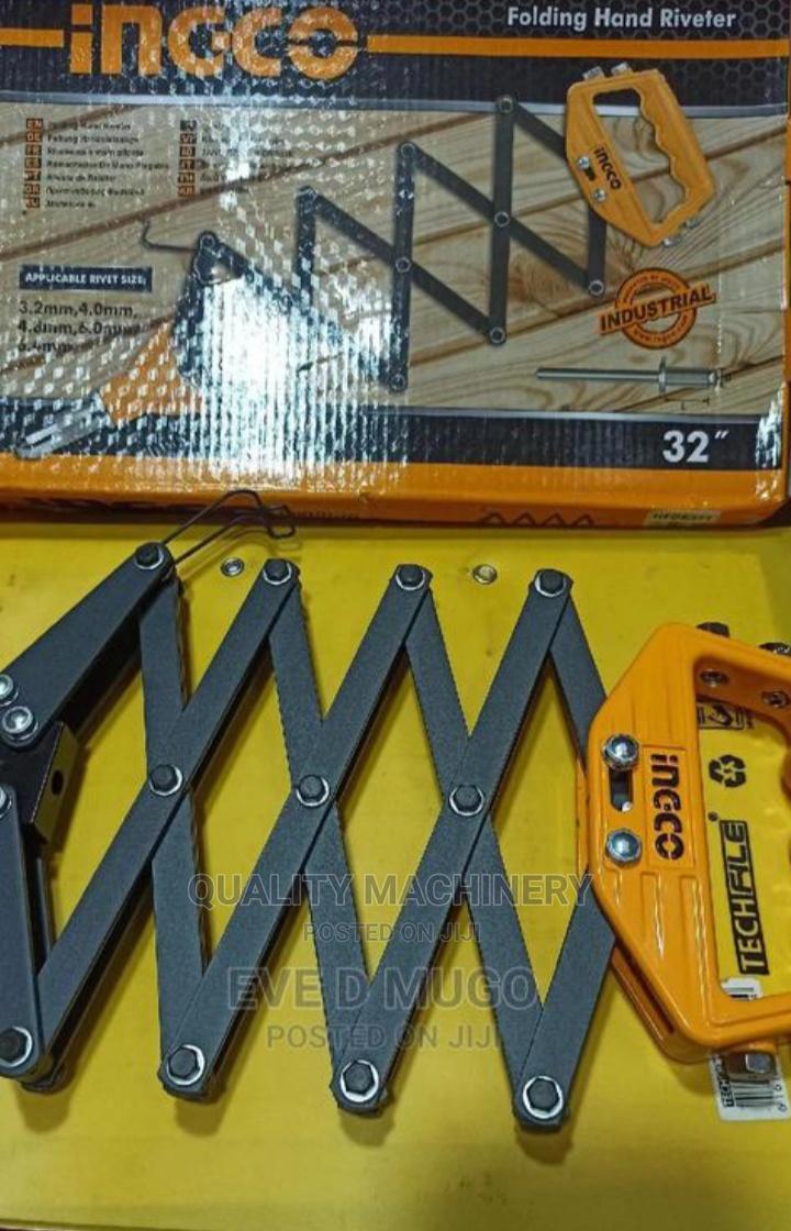 Quick and Easy Folding Ingco Rivet Gun in Nairobi Central Hand Tools, Quality Machinery Kenya