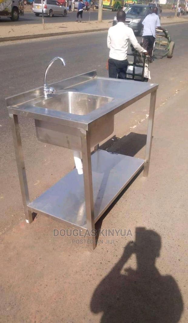 Stainless Steel Single Bowl Kitchen Sink - main view