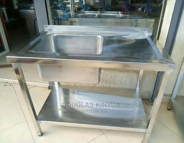 Kitchen Sink (Deep Bowl Sink Heavy Stainless Steel Make)