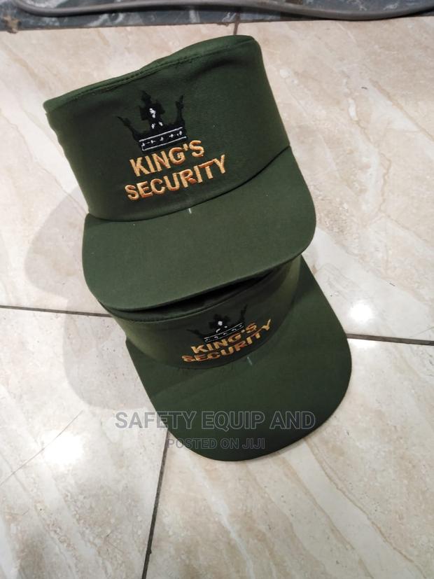 Green Branded Security Caps - thumbnail 2