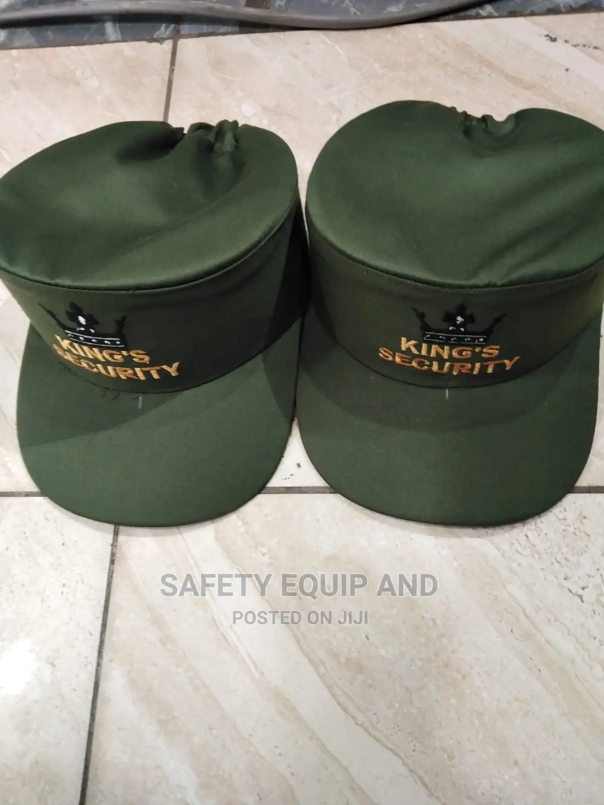 Branded Security Caps-Green
