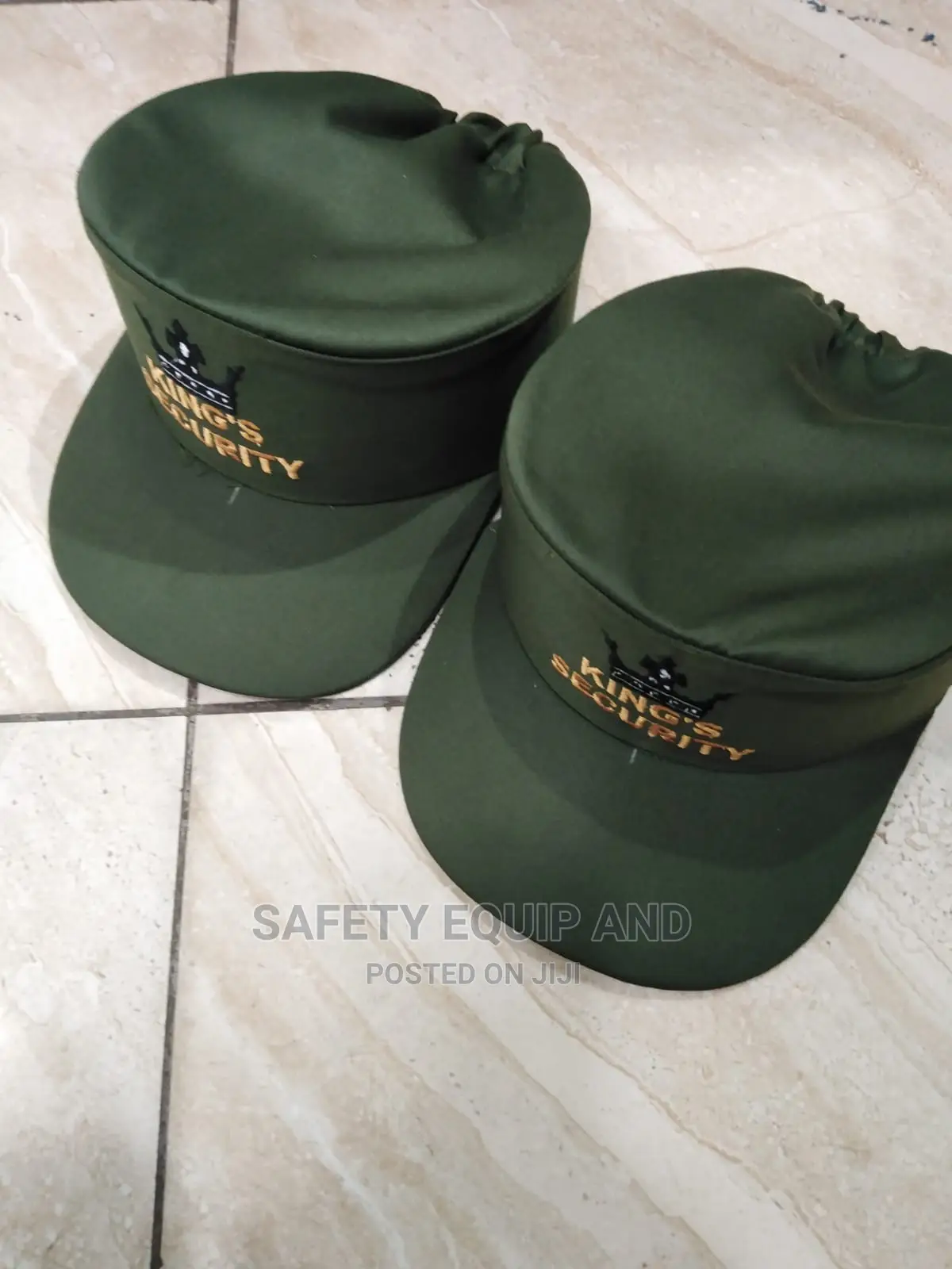 Branded Security Caps-Green