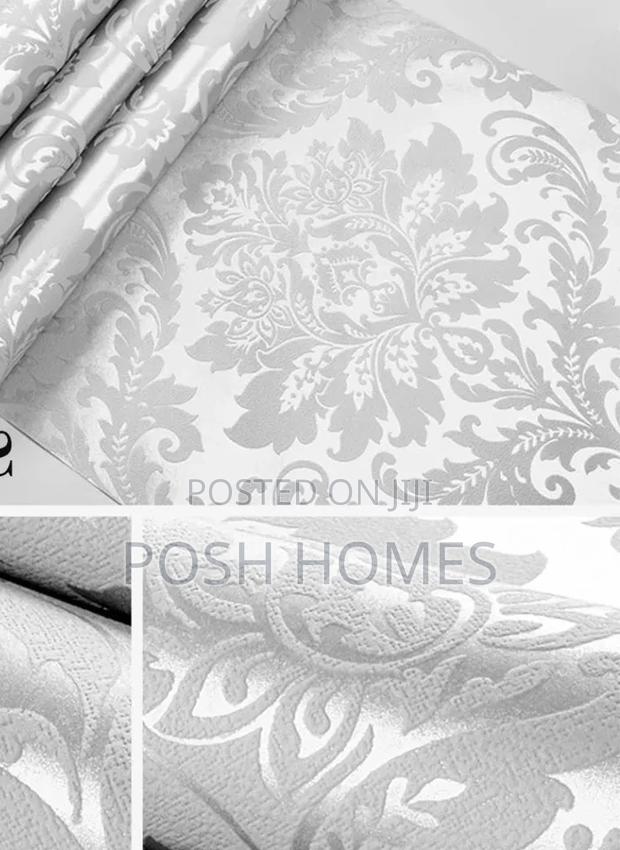 Silver Decorative Wallpapers