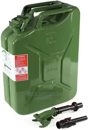 20 L Steel Fuel Can, Gasoline Container.