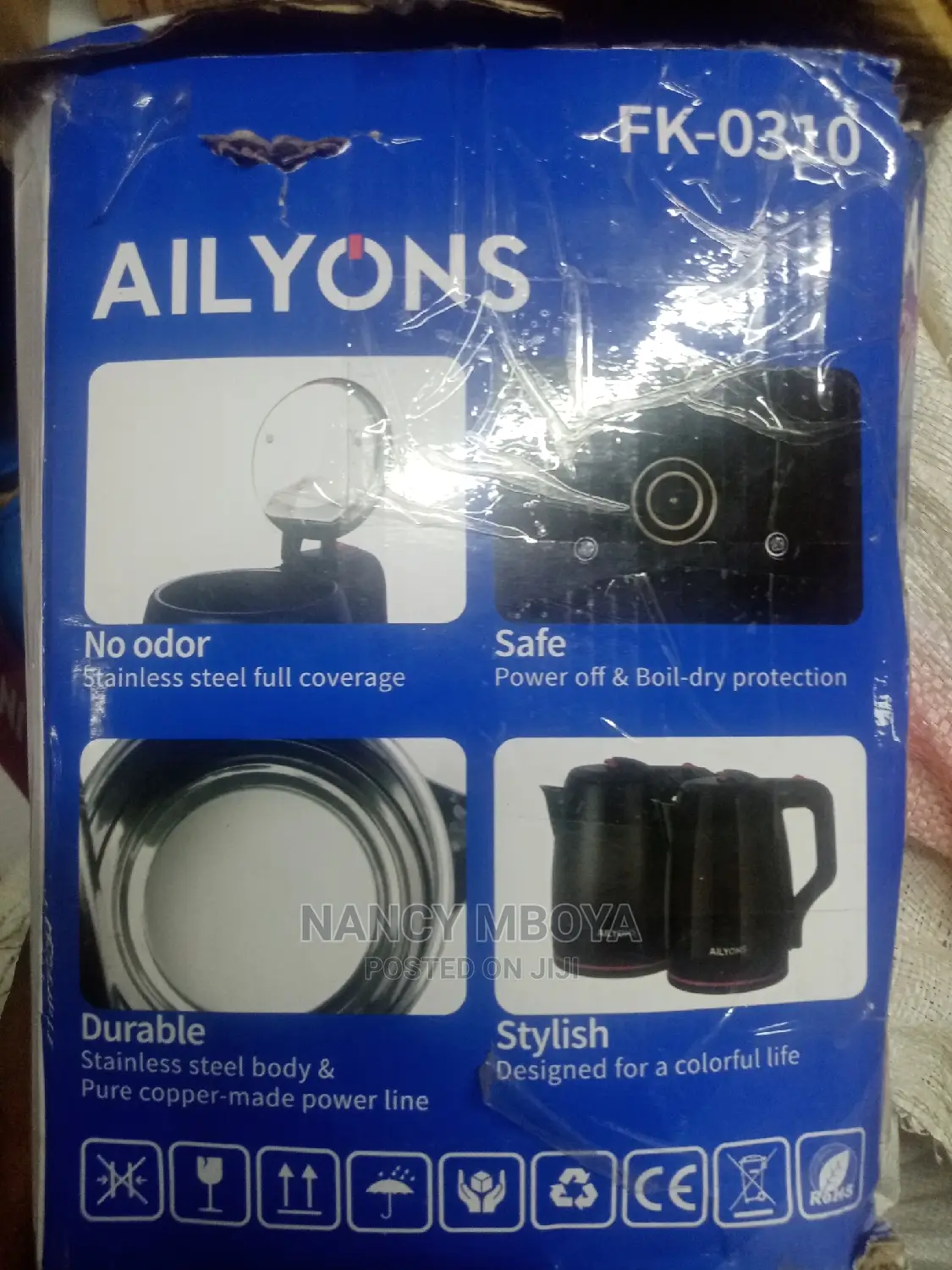 Ailyons Electric Kettle 2l