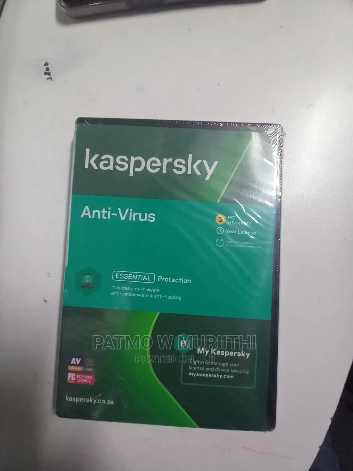 Kaspersky Ant-Virus 3 User 1 User Free