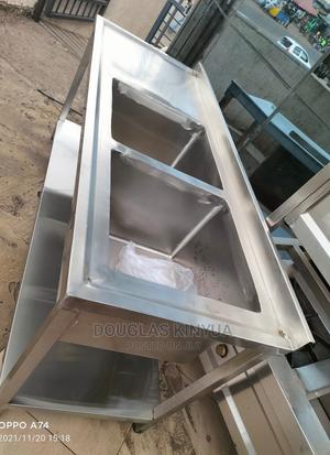 Kitchen Bowl/ Kitchen Sink (Stainless Steel Double Bowl ) - thumbnail 2