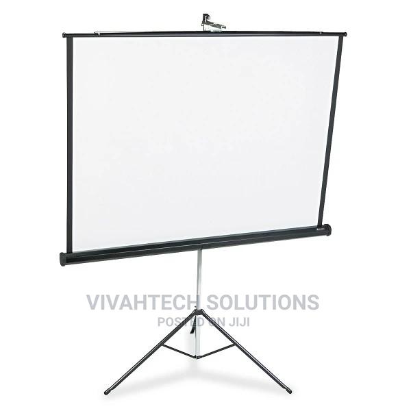 80"X80" Portable Tripod Projector Projection Screen 200X200