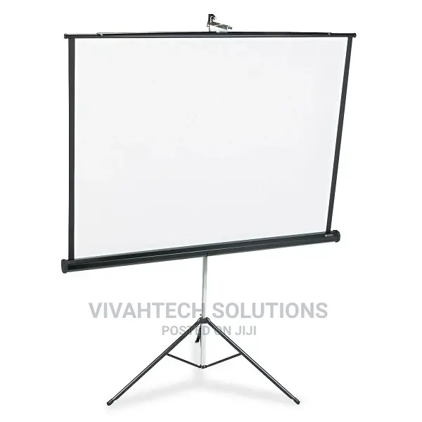 80"X80" Portable Tripod Projector Projection Screen 200X200