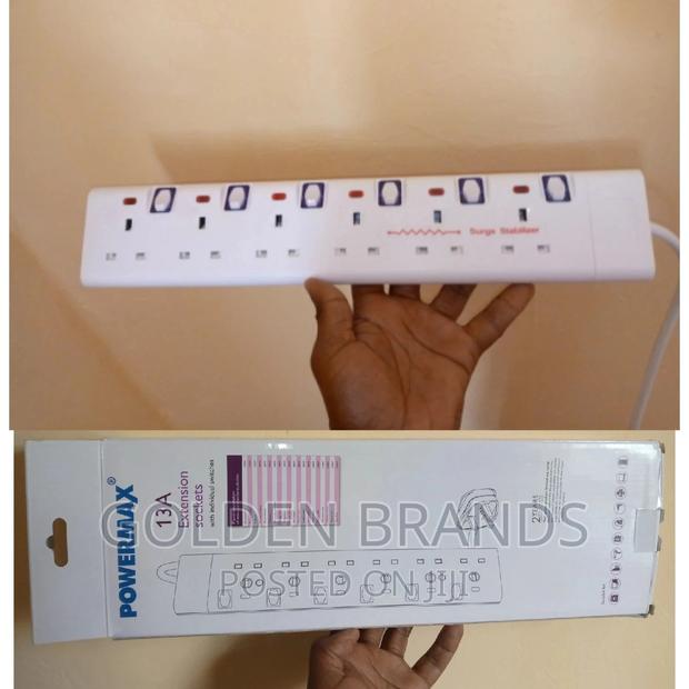 Powermax Brandnew Original 6-Way Socket Extension- 3meters - thumbnail 3