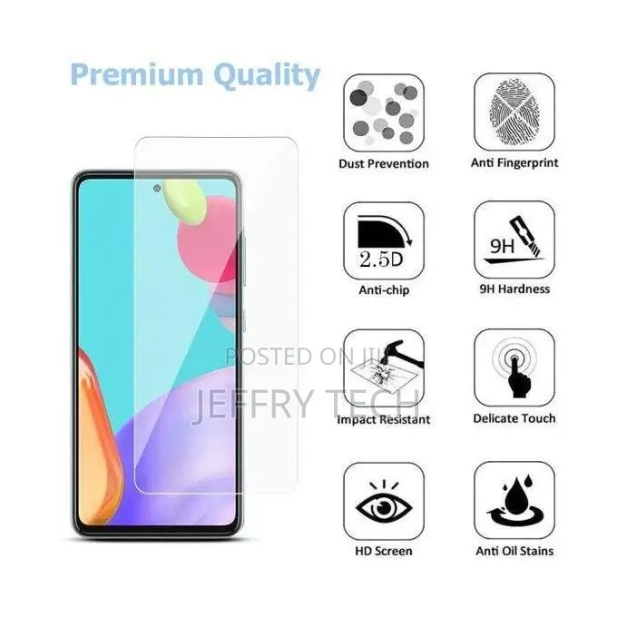 Samsung Galaxy A52 Anti-Scratch Tempered Glass 0.3mm 2.5D U