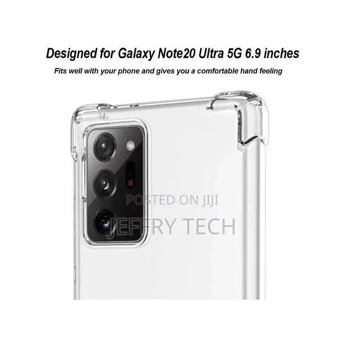 Samsung Galaxy Note 20 Ultra Case Clear Shockproof Flexible