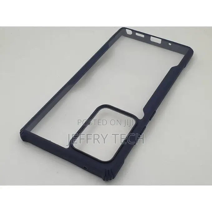 Samsung Note 20 Ultra Cover With Soft Silicone Edges and Tra
