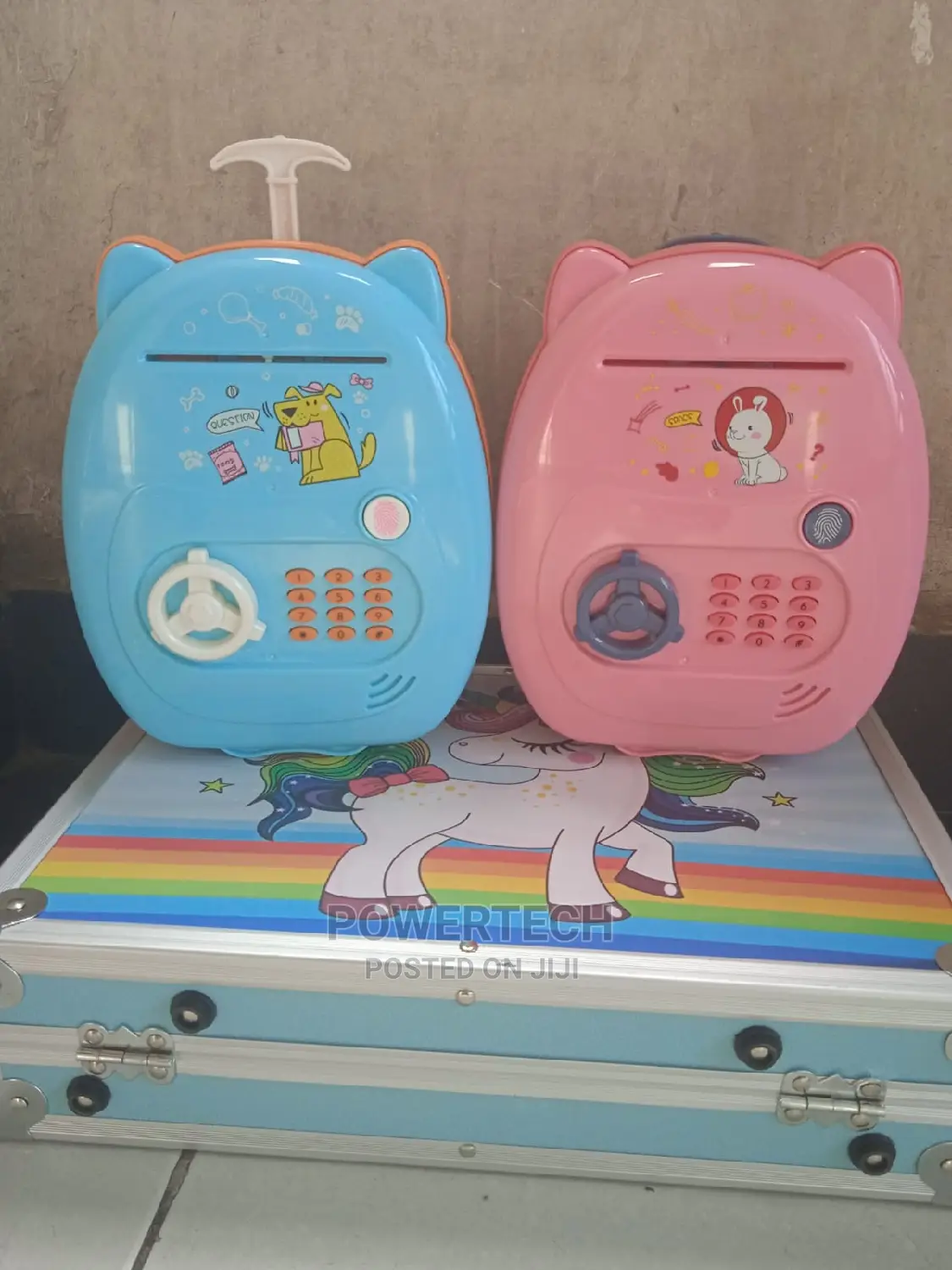Piggy Bank With Fingerprint
