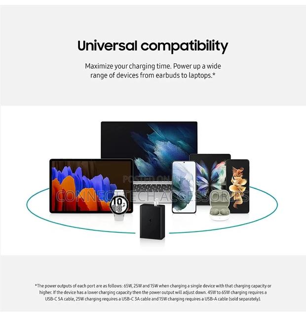 Original Samsung 65W PD Power Adapter Trio - thumbnail 3